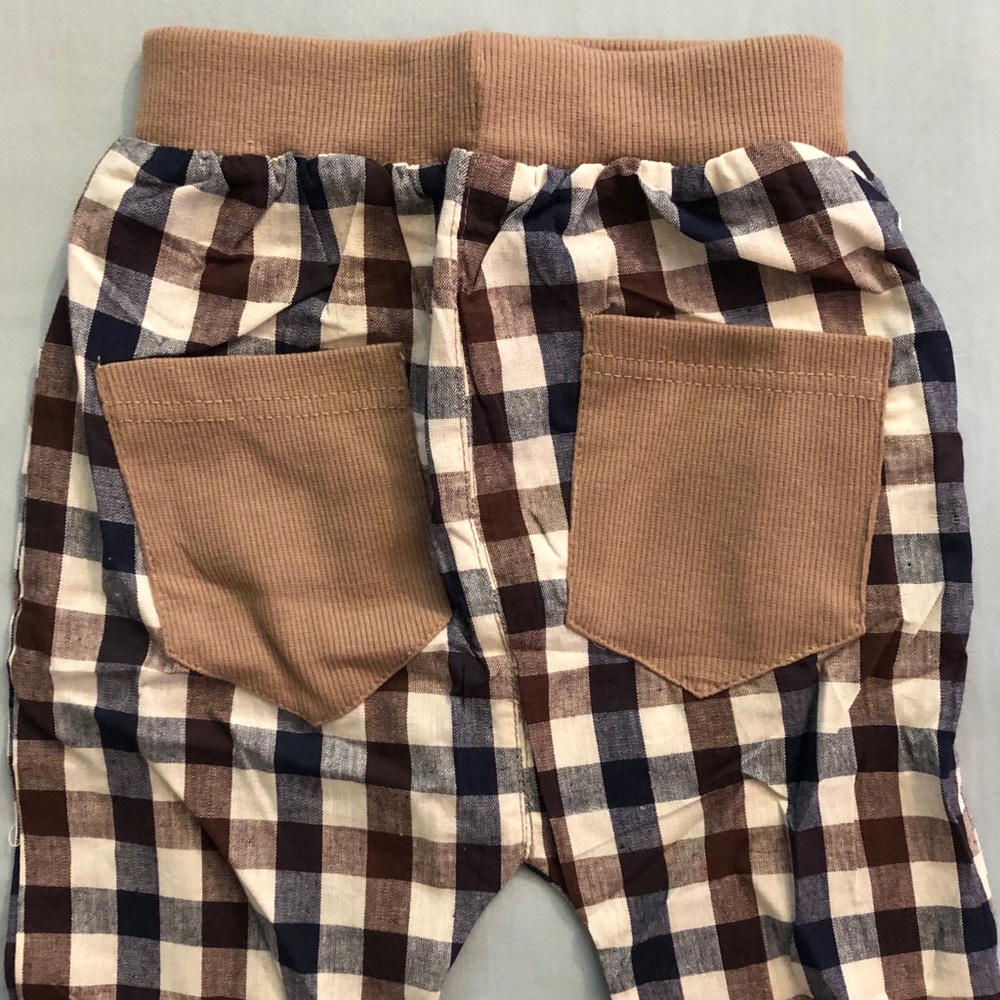 Plaid Harem Pants 2T - New